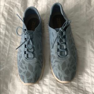 Cole Haan Light Blue Zerogrand Sneakers, size 7